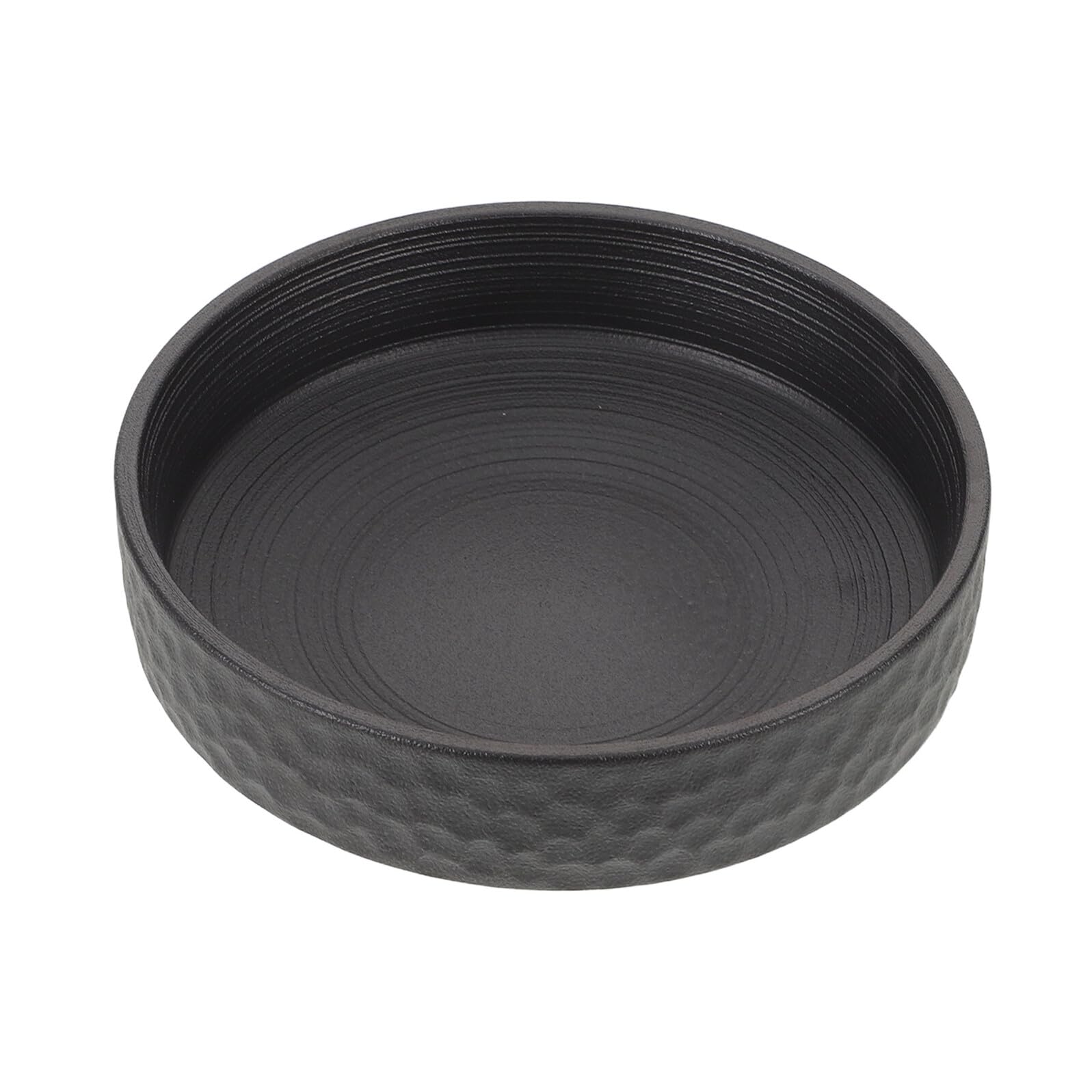 Pot de fleurs hydroponique en céramique noire Milisten style zen lotus