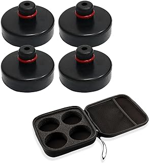 Lifting Jack Pad 4pcs, for Tesla Model 3/S/X/Y, Jack Pad Lifting Pucks, Lift Pad Adapter Tool with Storage Case Accessories for Tesla Vehicles