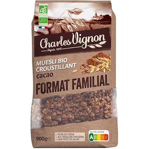 Muesli Bio Croustillant Cacao - Charles Vignon Cover
