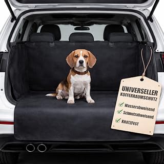 BigDean Kofferraumschutz Hund mit Seiten- und Ladekantenschutz - Universal Kofferraumdecke Hund wasserdicht & Kratzfest - Auto Hundedecke Kofferraum universal für Kleinwagen, Kombi & SUV