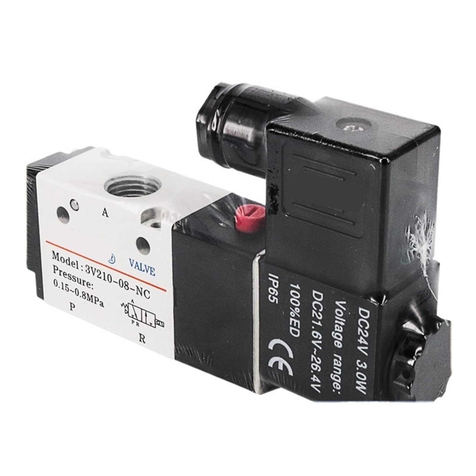 KSZHZYMGX Two-position Three-way Solenoid Valve 3V210-08-NC-A/B/F-W 3V2108NCB(3V210-08-NC AC220V)
