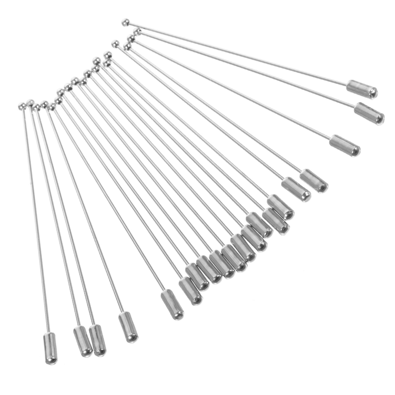 Housoutil 160 Piezas Alfileres de Corsage de Metal con Cierres para Fabricación de Joyas Manualidades Broches para DIY