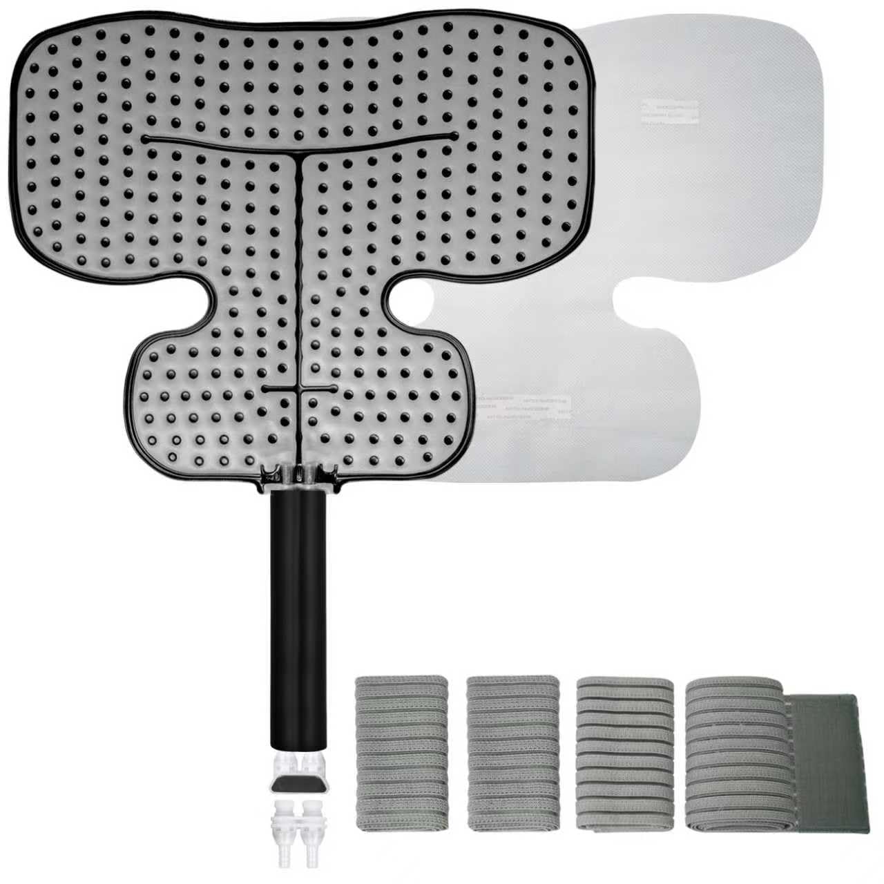 Large Shoulder Pad, Attachment for Ice Therapy Machine, Including One Pair of Connectors, Suitable for 1/4" Inner Diameter Hose, Please Watch Product Video About Connector Compatibility