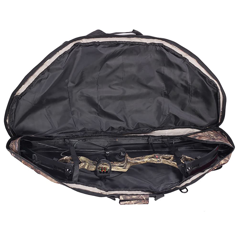 Srutueo Compound Bow Case Soft Bow Padded Case Archery Bow Case Portable for Compound Bow Bag Archery Bow Case, camouflage