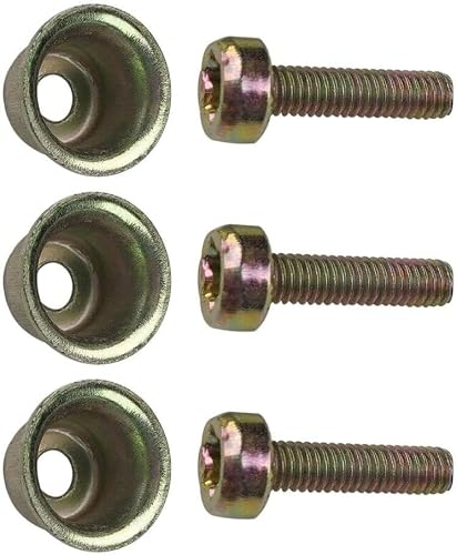 Replacement Part New Chain Brake Handle Cup Screws M4 Chainsaw ，Fit for Stihl 034 044 MS260 （3PCS）