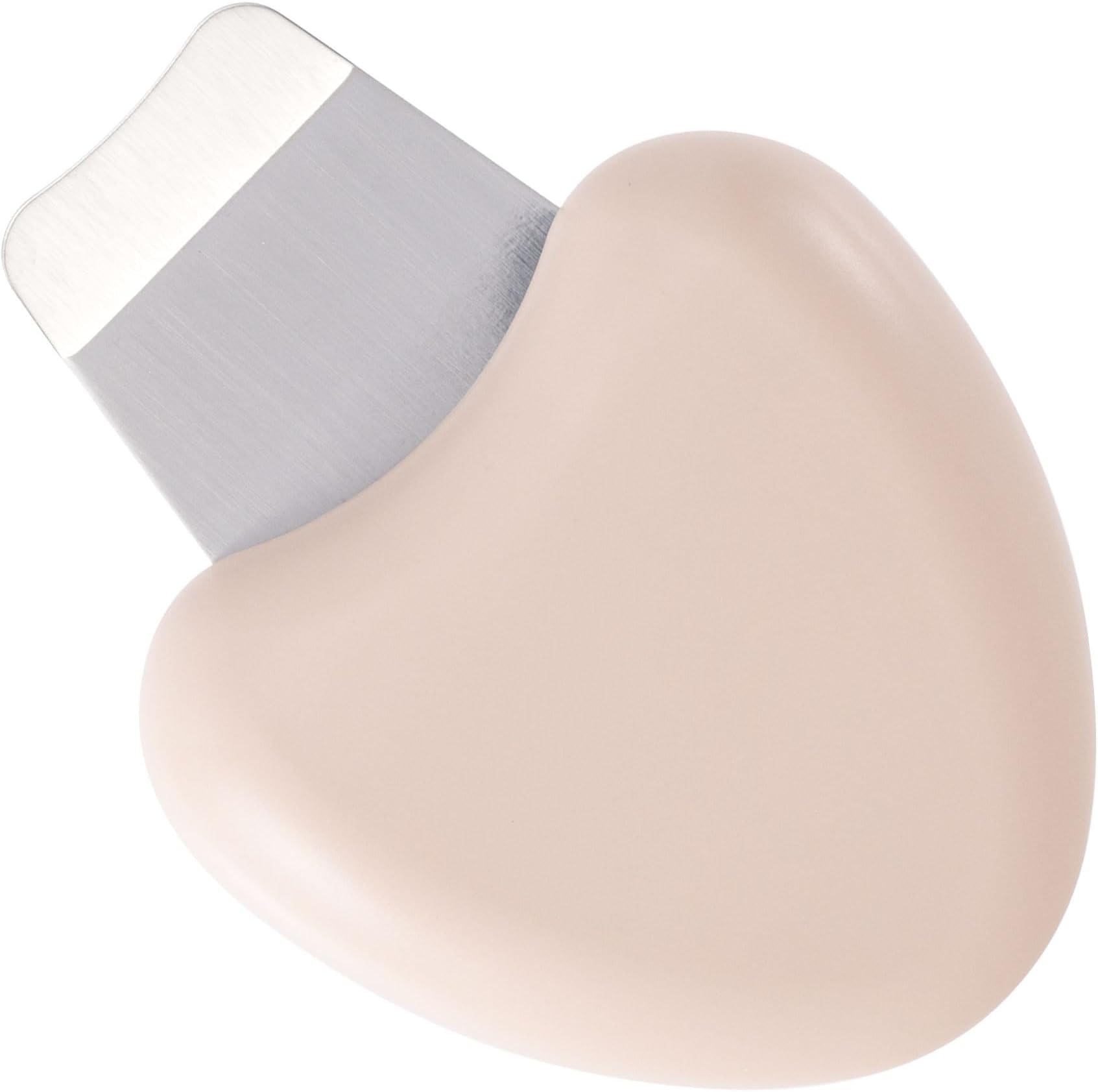 PAGOW Blackhead Remover Tools, Nose Blackhead Remover, Deep Clean Skin Spatula, Mild and Safe Face Scraper for Men and Women-Heart Shaped (1 Pcs, Beige)