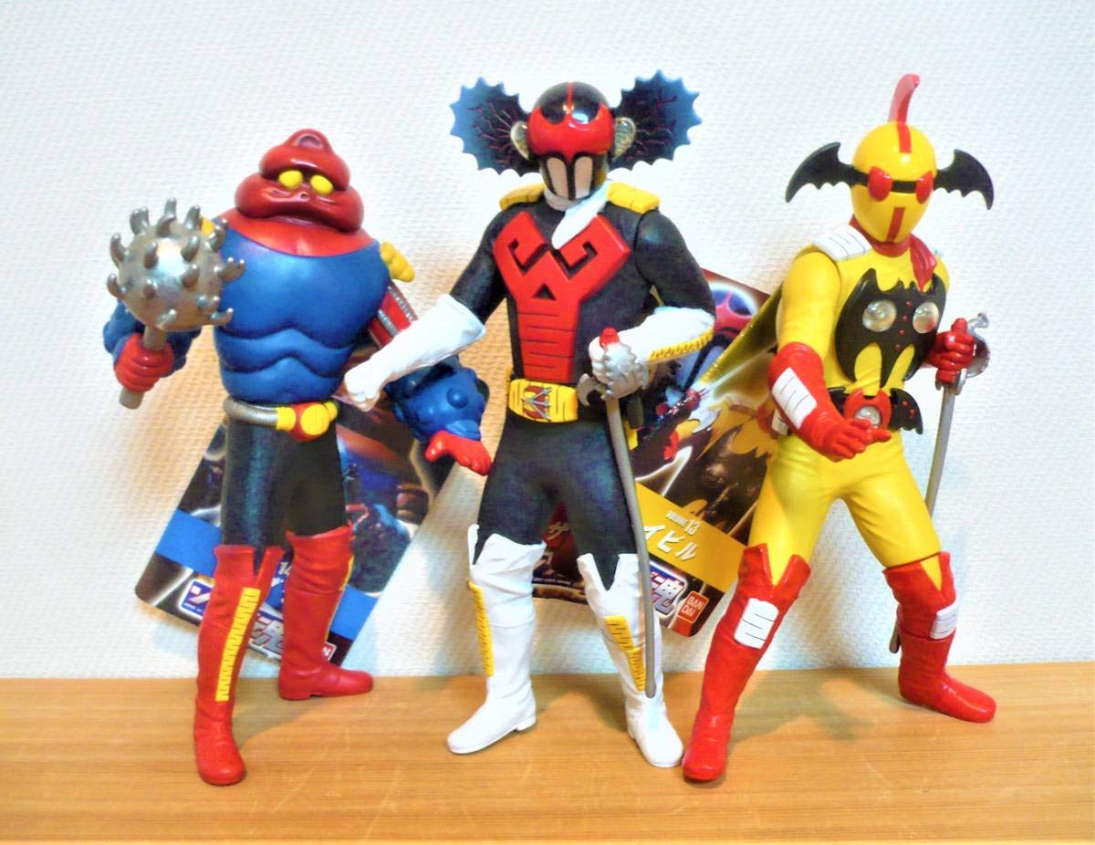 Amazon.co.jp: ソフビ魂 アクマイザー3 ザビタン イビル ガブラ 3体  