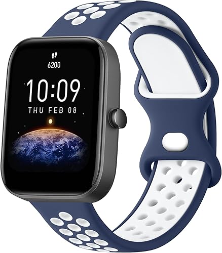 Miniatura 1 de Vanjua Bandas deportivas para Amazfit Bip 3  Bip 3 Pro Band mujeres hombres, Amazfit Bip U Pro  Bip  Bip Lite  Bip S lite  Bip S lite  Bip U, correa