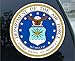 US Department of Air Force car bumper sticker 4" x 4"