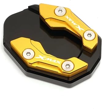 Compatible with XMAX300 R15 V3 V4 MT15 XMAX125 Xmax 300 250 125 R 15 MT 15 Accessories Side Stand Enlarge Plate Kickstand ExtensionYellow