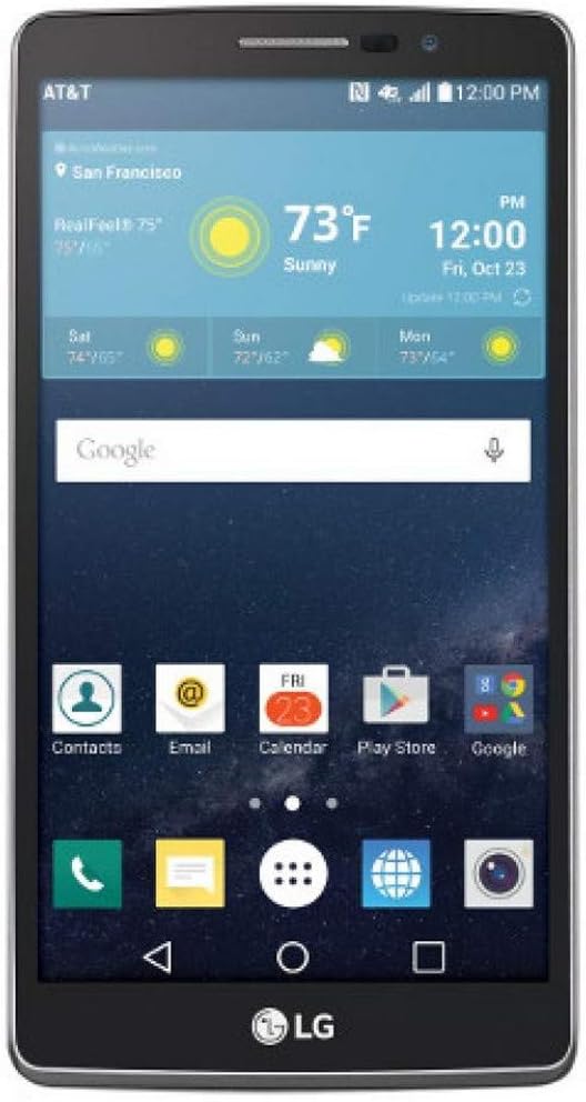 LG G Vista 2 H740 (16GB, 2GB RAM) | 5.7" Full HD Display | 13MP Camera | 3000 mAh Battery | Android 6.0 Marshmallow | 4G LTE | GSM Unlocked |Titan Black | Stylus Pen Smartphone