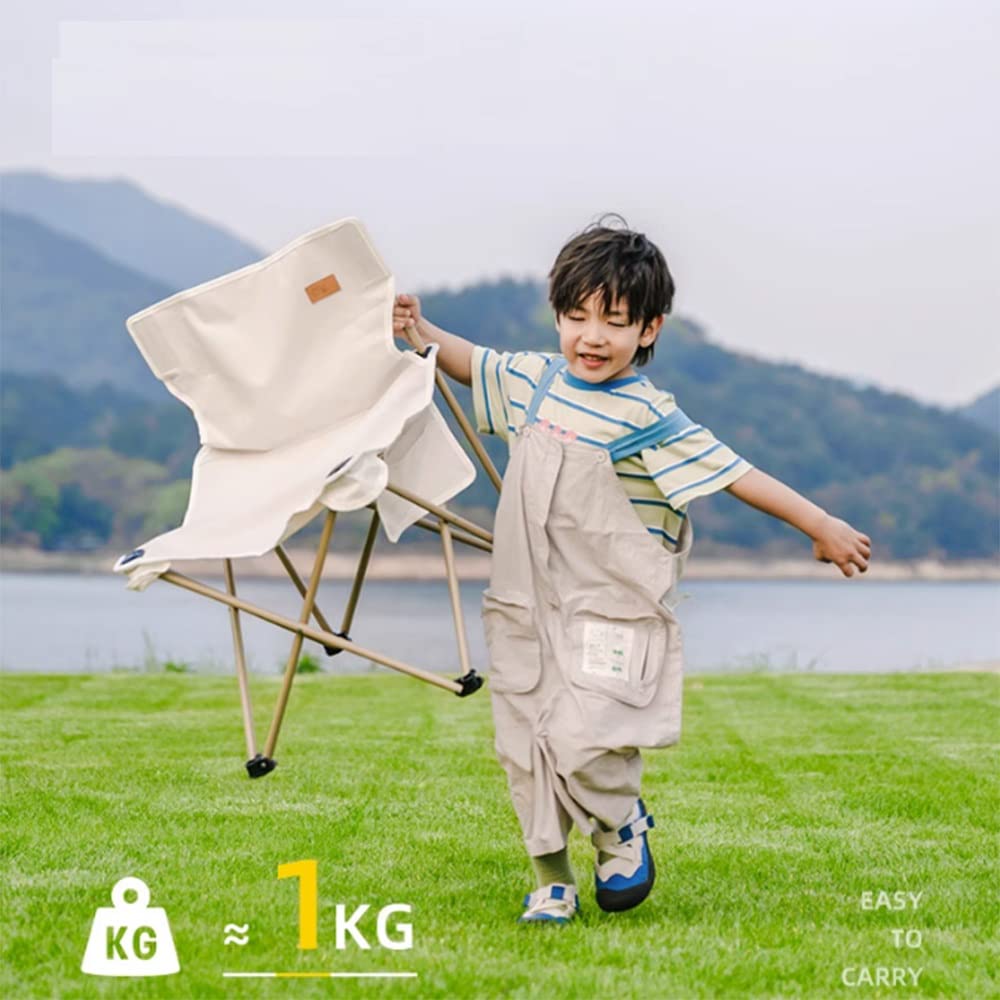 Chaise Camping Pliable – Tabouret Léger 47cm Avec Dossier, Tissu Oxford 600D, Charge 90kg Pour Pêche Randonnée
