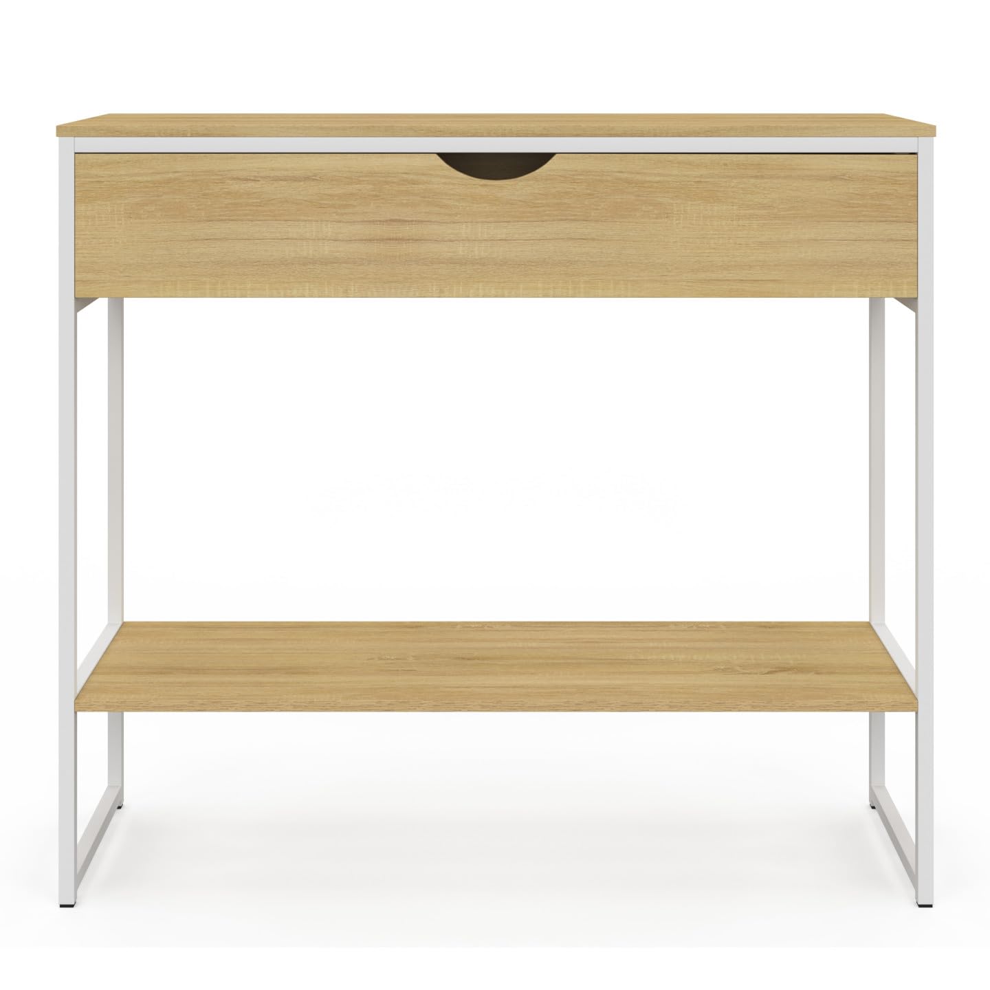 IDMarket - Console Detroit 1 tiroir 1 étagère Design Industriel
