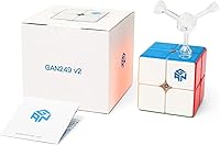 Vista 6 de GAN 249 V2, cubo mágico de 2x2 Gans Mini Cube Puzzle juguete 2x2x2 de 49mm (sin calcomanías)