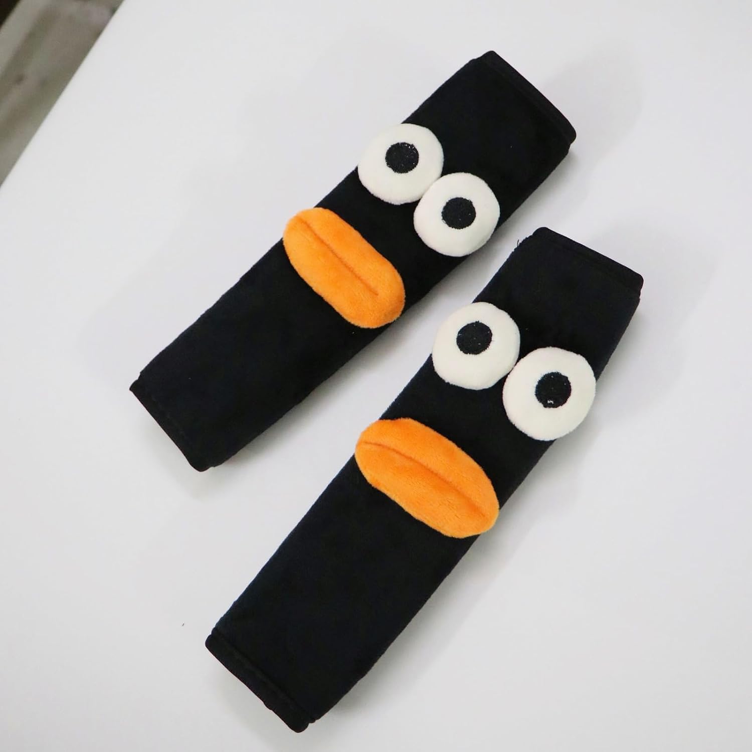 2PCS Car Seat Belt Cover,Seat Belt Cover Pad for Baby,Cute Cartoon Pattern Car Seat Belt Pads,Compatible with All Cars and Backpack (Oxeye)