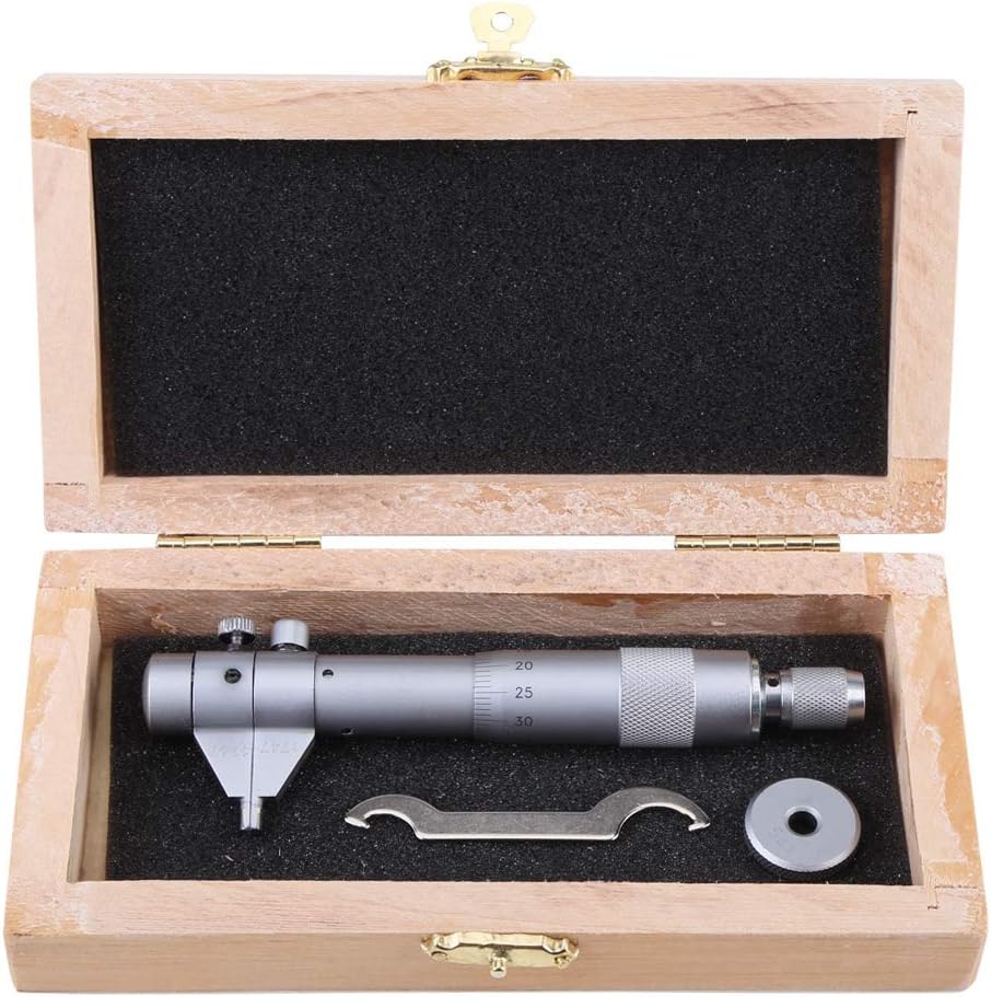 Inside Micrometer Bore, Inside Micrometer Hole Bore Internal Diameter Gage Gauge with Locking Device Precise Machinery Structure Make It More Intuitive