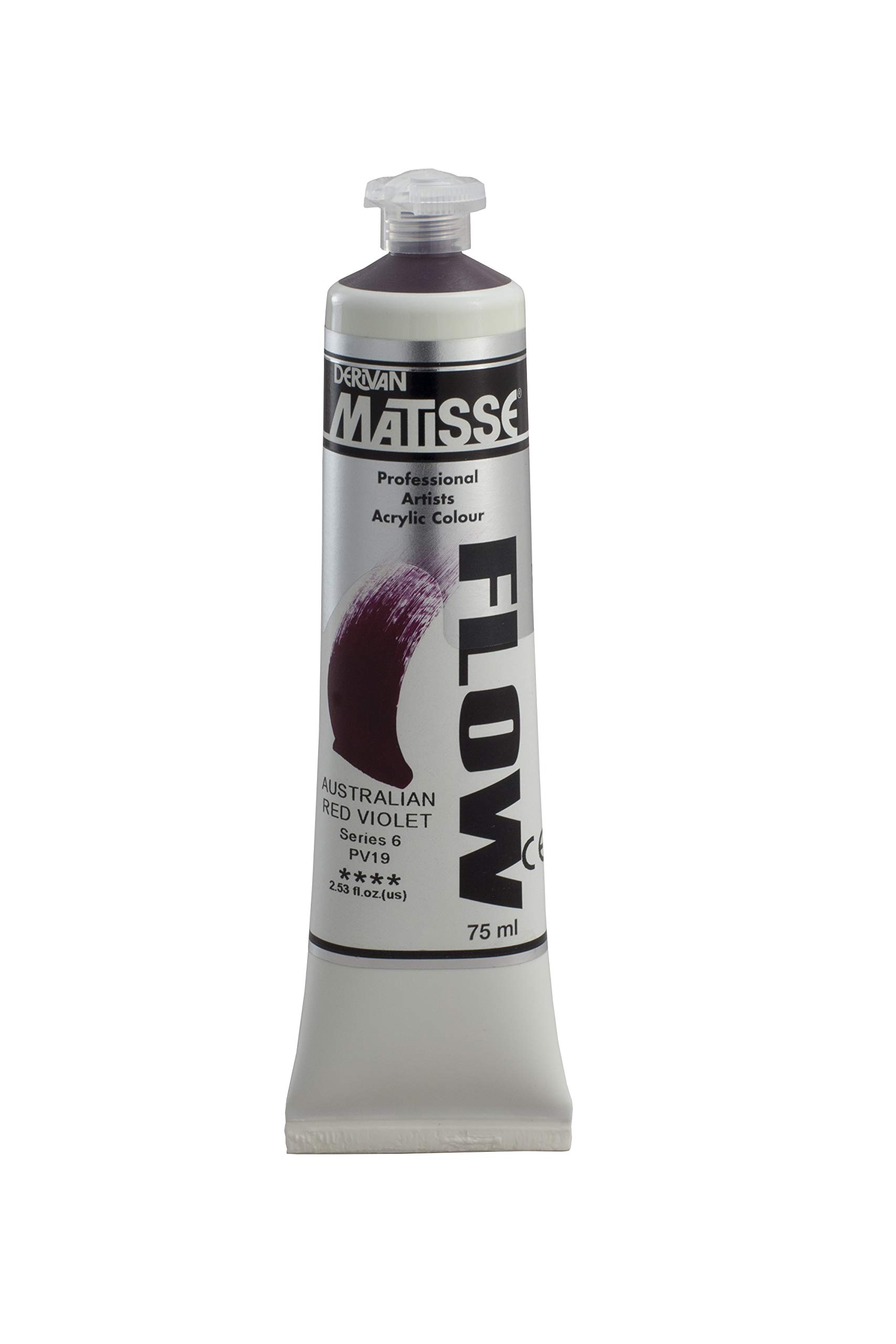 Matisse Flow Acrylic 75 ml Tube - Australian Red Violet