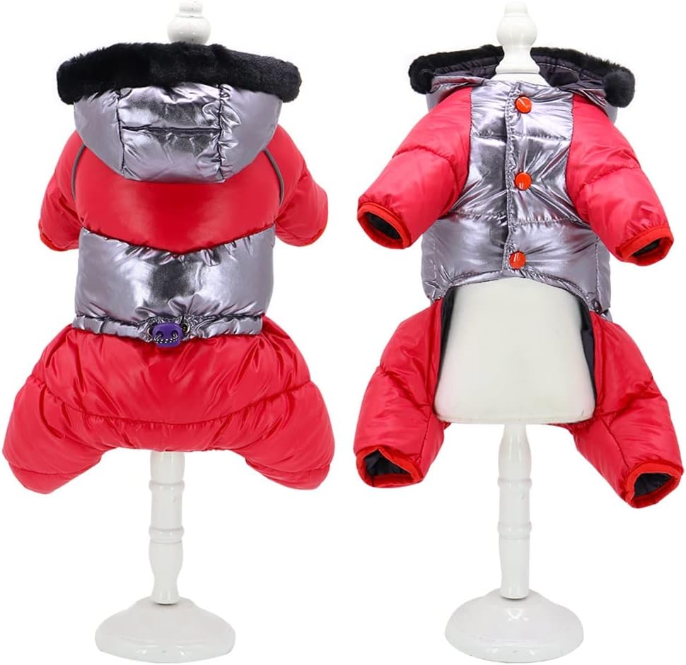 Warm Winter Dog Jumpsuit French Bulldog Yorkies Pug Clothes Clothing Dog Jacket Coat for Small Medium Dogs Chihuahua