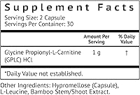 Vista 2 de VitaMonk GlycoTrax - Suplemento GPLC de alta absorción, sin rellenos artificiales, cápsulas de glicina GPLC propionil-L-carnitina, suplementos