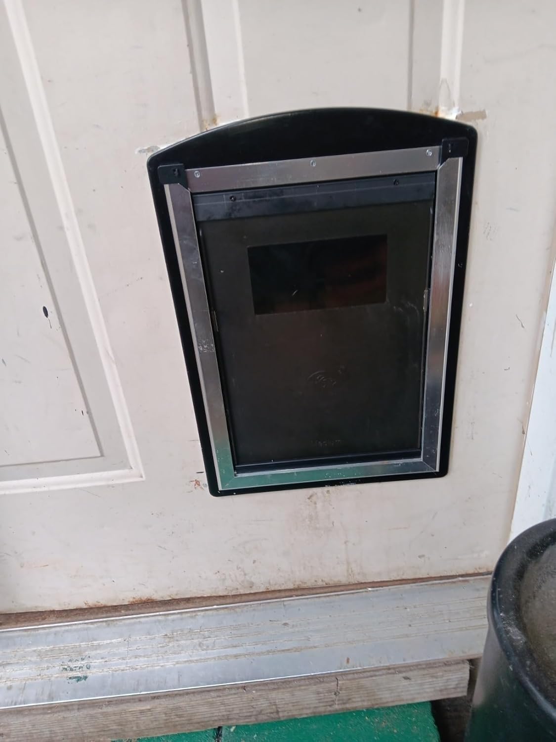 Beautiful Inner and Outer Doors, Artificial Pet Doors, Suitable for Small Indoor Pets Such As Cats and Dogs(Small)