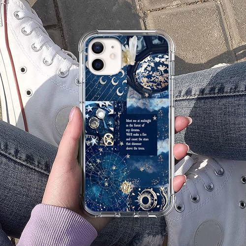 Coque iPhone 12 constellations et espace aux finitions graphiques - 5