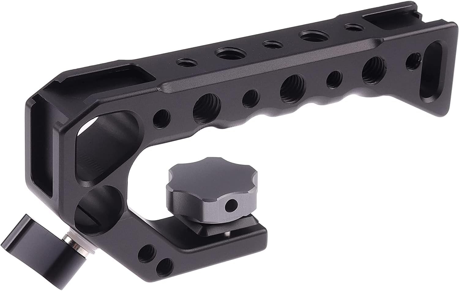 Hersmay Z 30 Camera Cage with Top Handle, Aluminium Full Cage for Nikon Z30 Camera Accessories with Quick Release Plate for Arca Stand, Cold Shoe, NATO Rail and 1/4" & 3/8" Holes