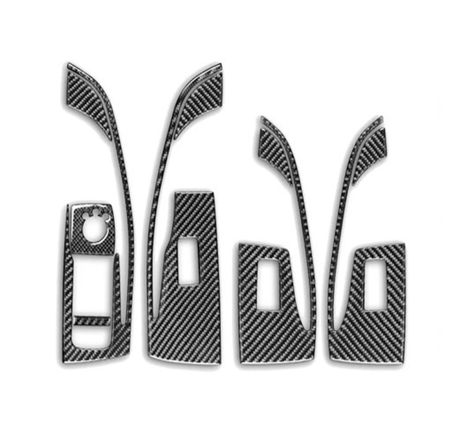 Interior Upgrade for Q3 2015 2016 2017 2018 Car Accessories Carbon Fiber Interior Sticker for Dashboard Center Console Gear Shift Panel Styling