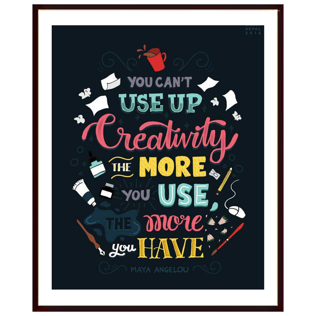 Art You Can't Use Up Creativity Photo frame Matt Finished Print