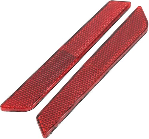 Miniatura 3 de TCT-MOTORPARTS Cubierta de pestillo de alforja reflectores rojos visibilidad para Harley Touring Road King FLT FLHT FLHTCU FLHRC Street Electra