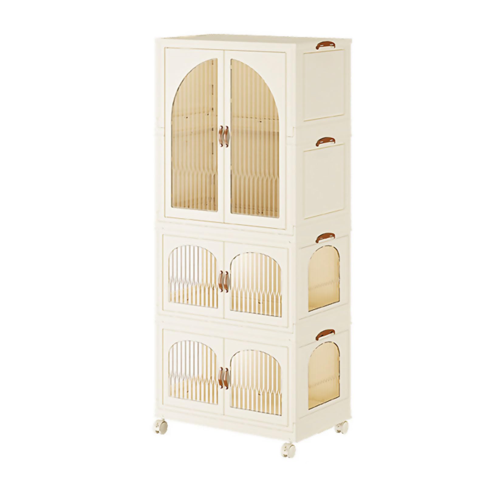 Organizzatore Di Attrezzi Impilabile, Organizzatore Di Vestiti Per La Casa Pieghevole, Materiale Pp, Larghezza Laterale Di 55 Cm, ​​Con Porta Magnetica Universale E Organizzatore Pieghevole 3-layers