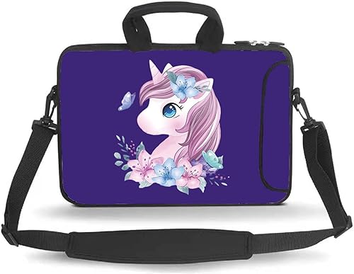 Miniatura 3 de Bolsa de mensajero de 14, 15, 15.4 y 15.6 pulgadas, funda de transporte con asa para accesorios, para portátiles de 14 a 15 pulgadas, cuadernos,