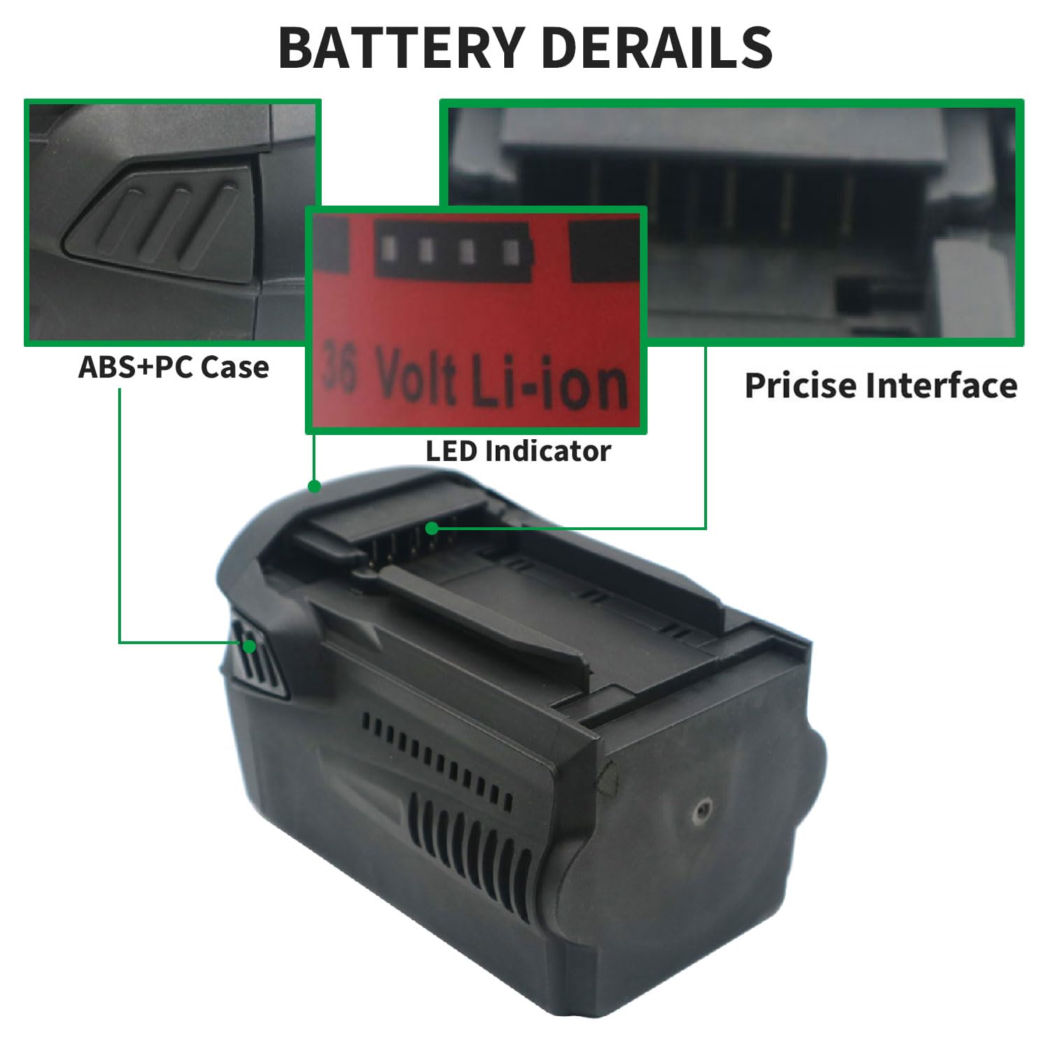 HIL 36V batteria 9AH Sostituzione Compatibile con HIL:batteria B36 