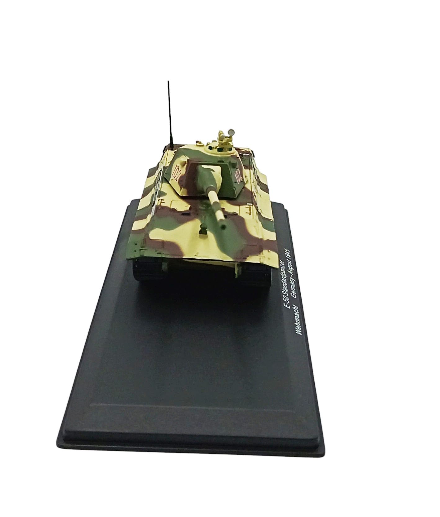 OPO 10 - Conjunto de 2 Tanques de Batalla: Sherman del Ejército de EE. UU. + E-50 Standardpanzer de la Wehrmacht (Segunda Guerra Mundial, Alemania, 1945) - Escala 1/72 - CM003+4
