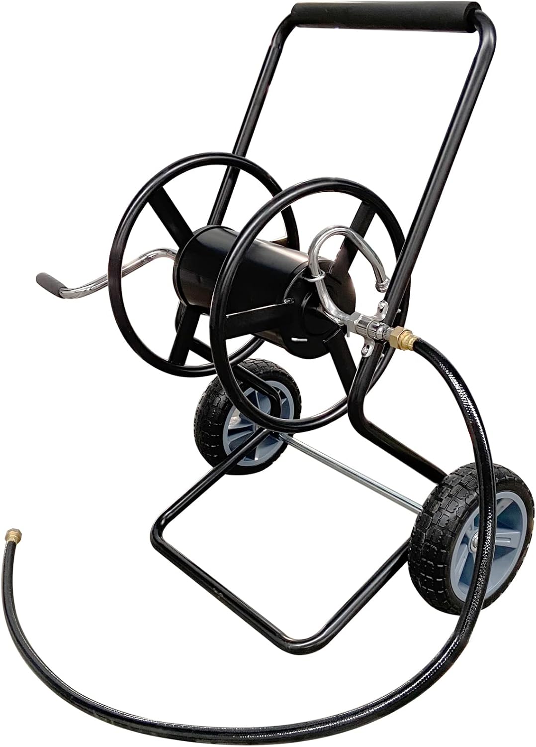 Flieeya Garden Hose Reel Cart, Water Hose Cart 2 PU foam