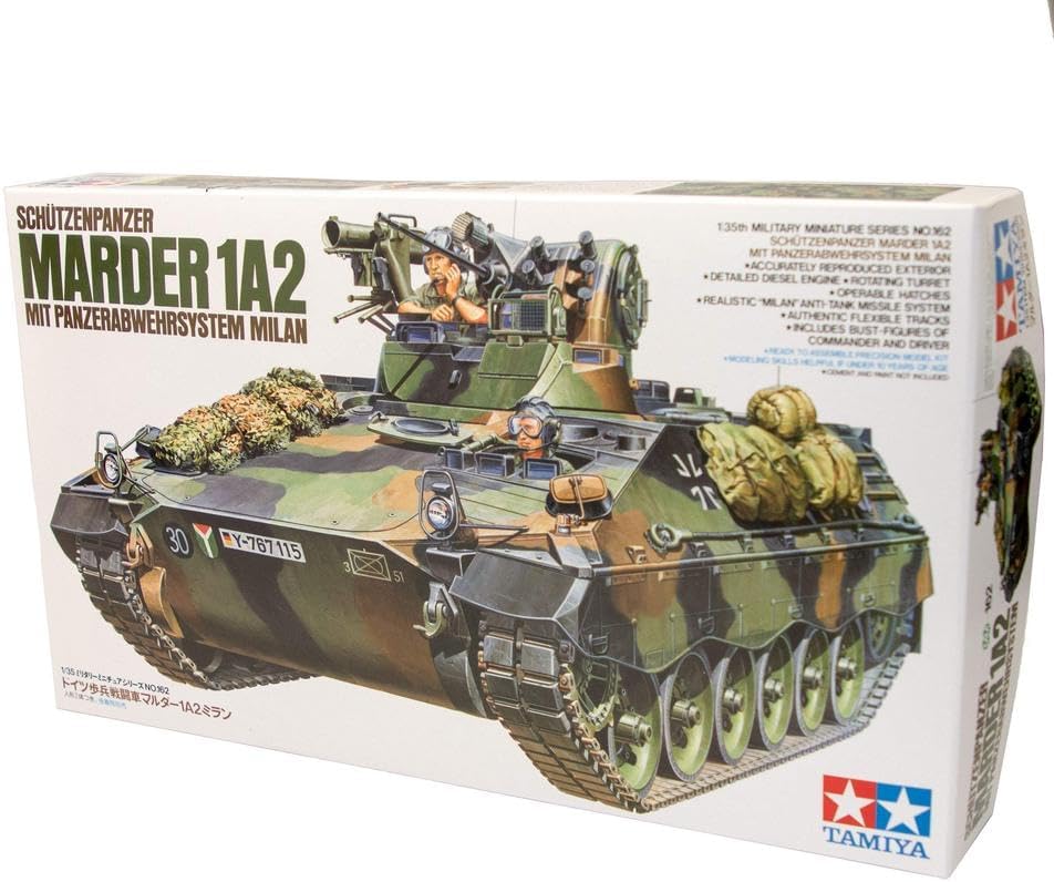 Tamiya 300035162-1:35 German Armed Forces Army Mares 1A2 Milan (2)