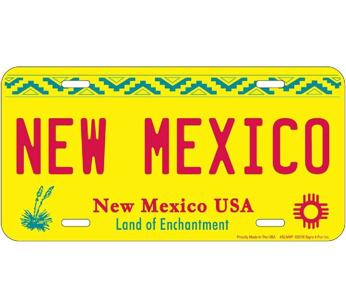 Amazon.com: Signs 4 Fun Parody License Plate - NM New Mexico - 12