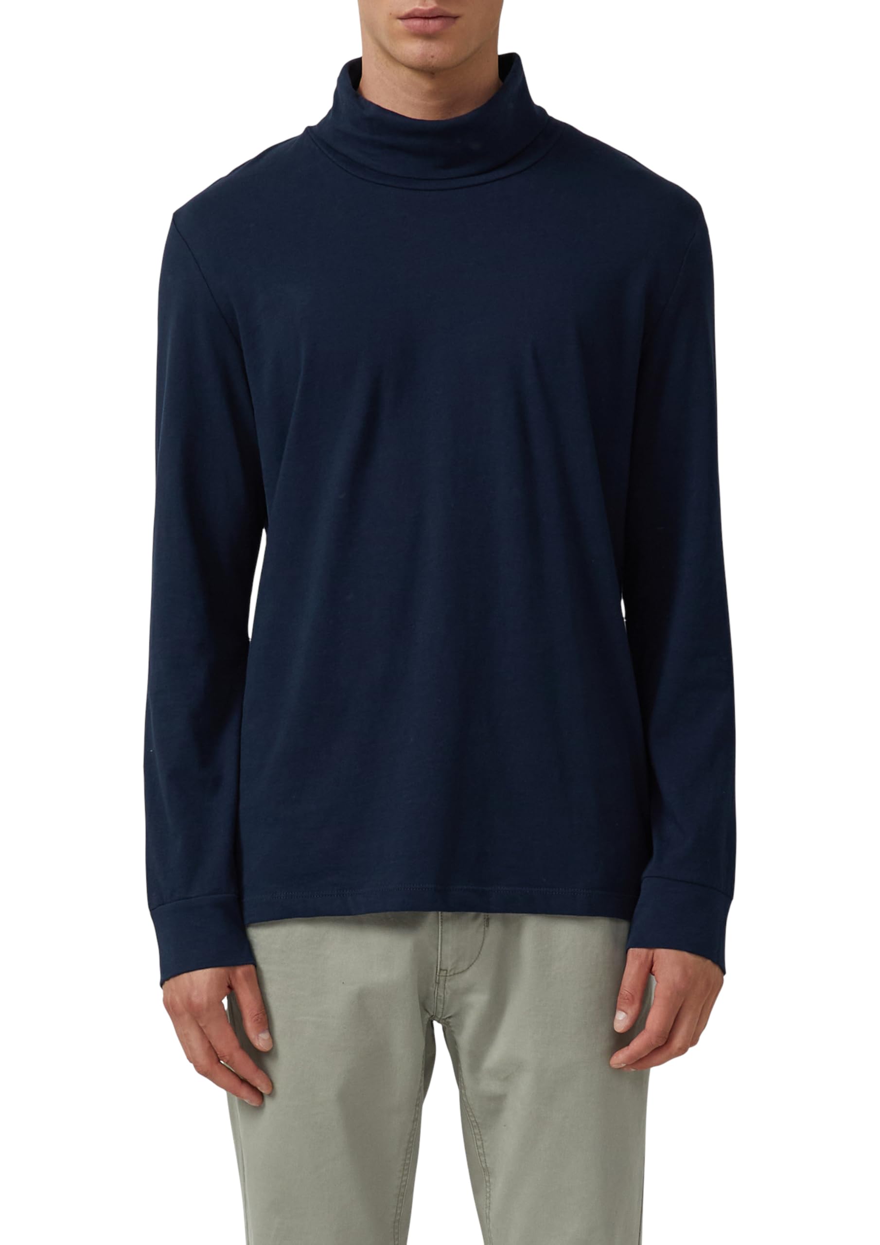 s.Oliver Weicher Longsleeve mit Rollkragen und Ärmelbündchen