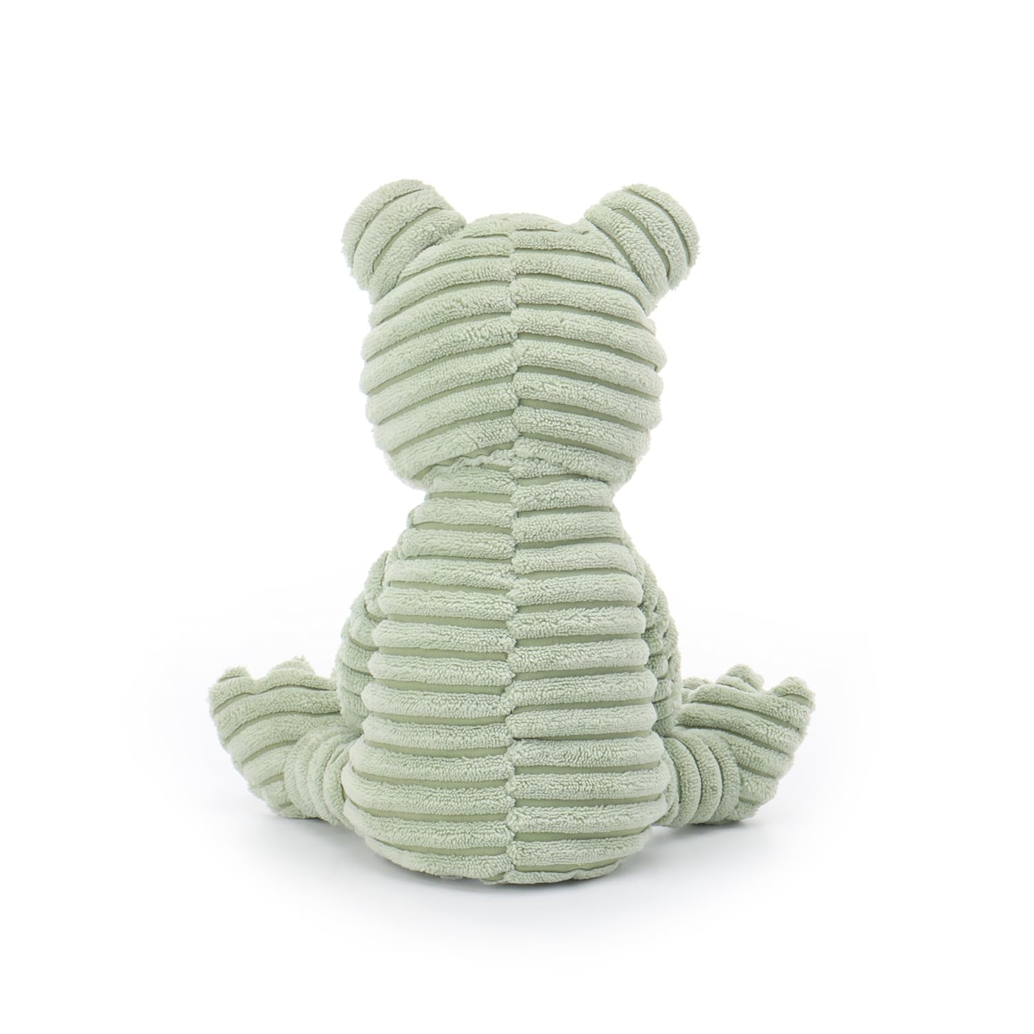 Peluche Lapin Bunny Velours Côtelé 21 Cm - Jouet Câlin Doux Pour Enfant, Lapin En Peluche Apaisant