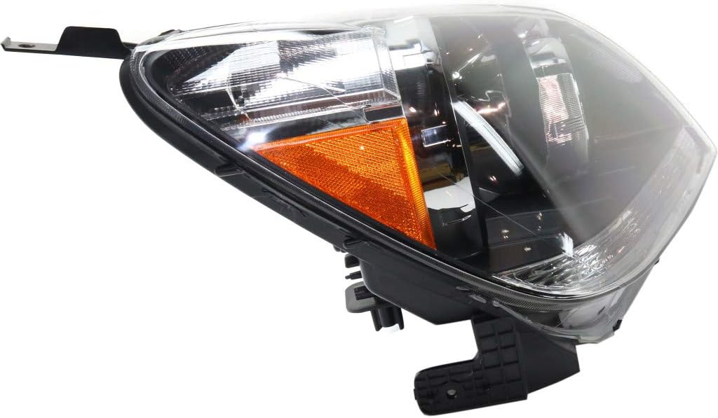 CarLights360: For Honda Odyssey Headlight Assembly 2005 2006 2007 Passenger Side w/Bulbs Black Housing For HO2519108