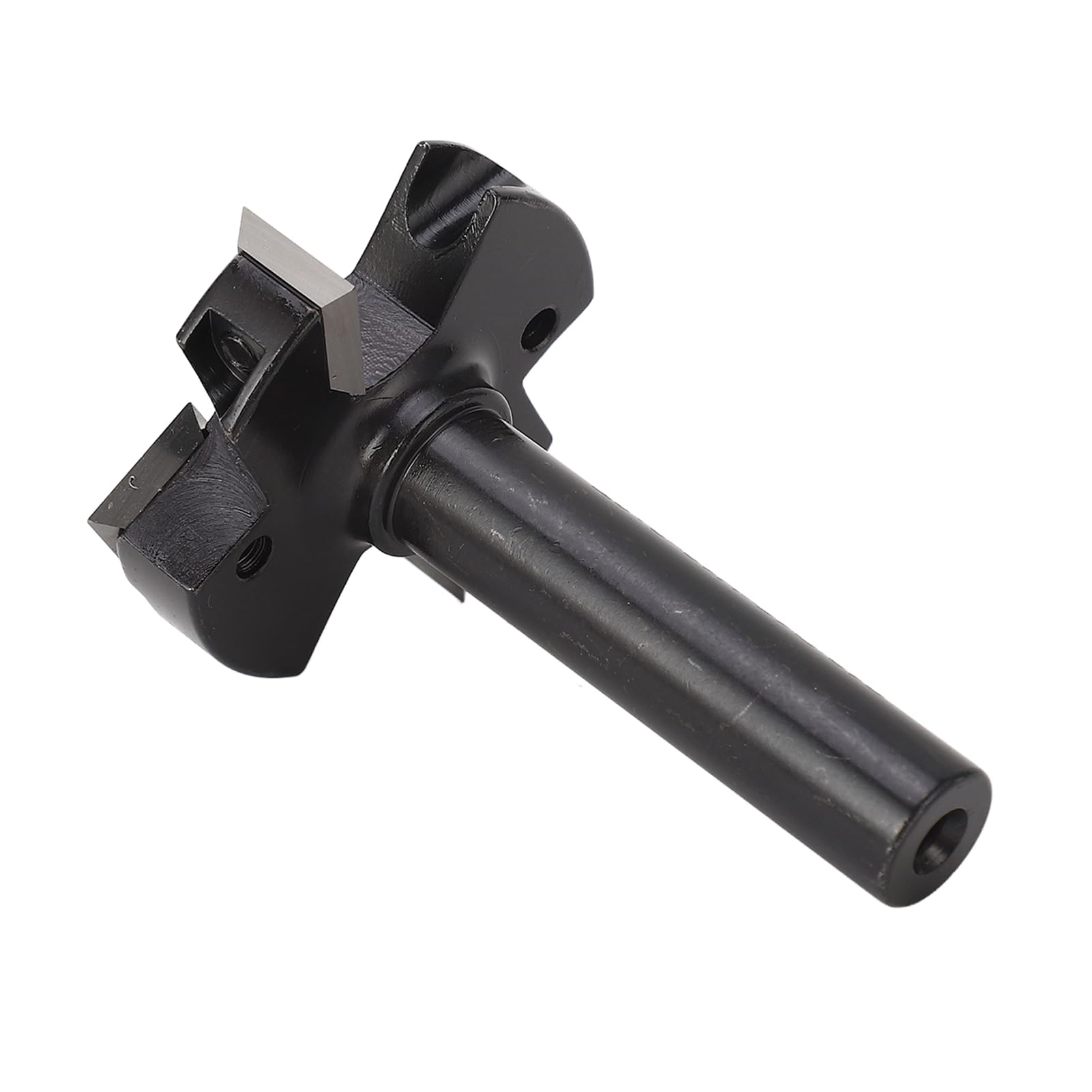 Generic Spoilboard Frez do Napawania Trwały 4-ostrzowy Frez do Strugania dla Stolarzy 12mm Trzonek Wkładka z Węglika Spiekanego Frezarki Stołowej CNC