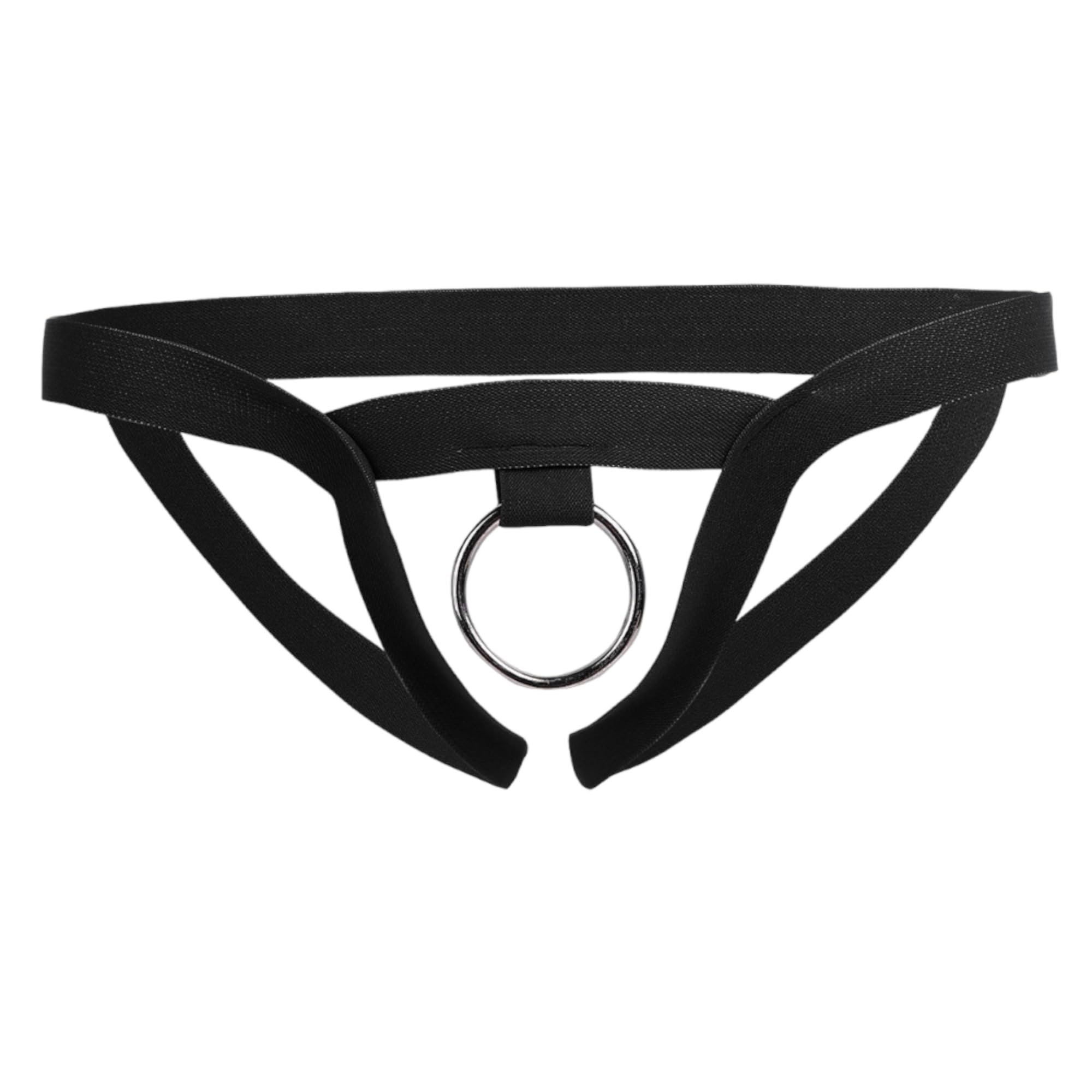 FTM Packing Jock Harness, Tomboy Jock Strap Packer Harness - Easy to Wear and Use, Type a Black, One size