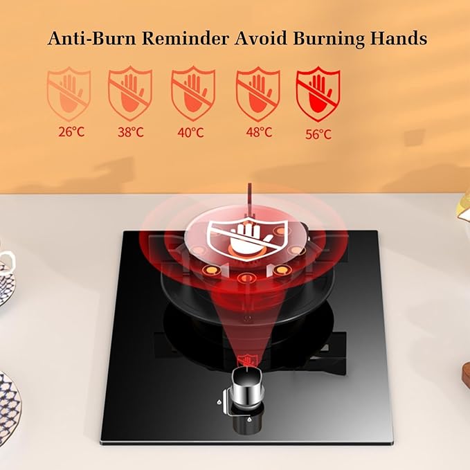 Estufa de Gas 1 Puesto 5.2KW Empotrable miniatura 7