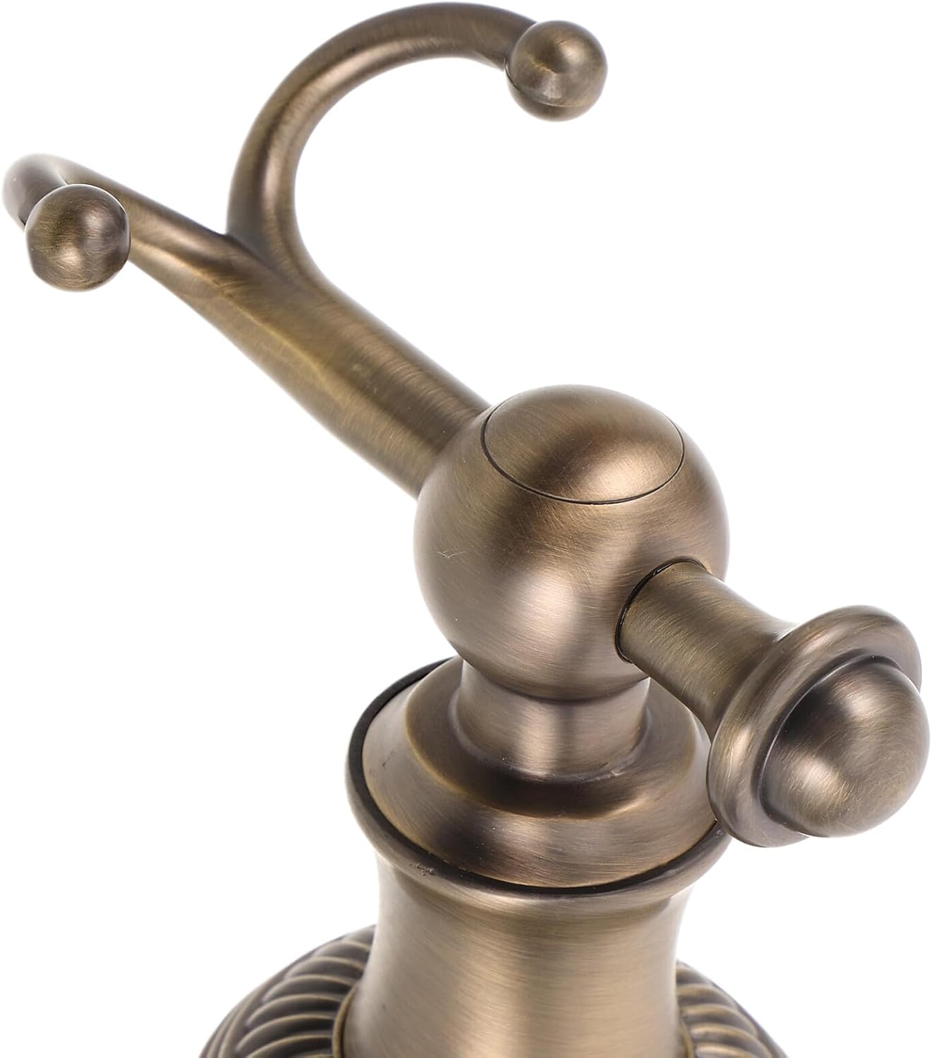 Vintage Wall Mounted Coat Hooks Double Towel and Hat Rack Rustic Metal Bathroom and Kitchen Hanging Organizer for Door Bedroom Storage