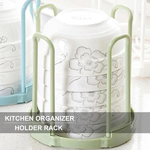 Miniatura 9 de Soporte para platos de vajilla de plástico, estante de drenaje para almacenamiento de platos, estante de secado de vajilla, organizador de cocina,