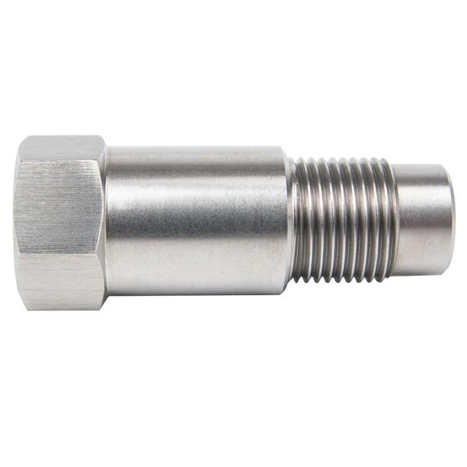 Adaptador de sensor de O2 M18 en acero inoxidable SS304 para solucionar luz CEL 8