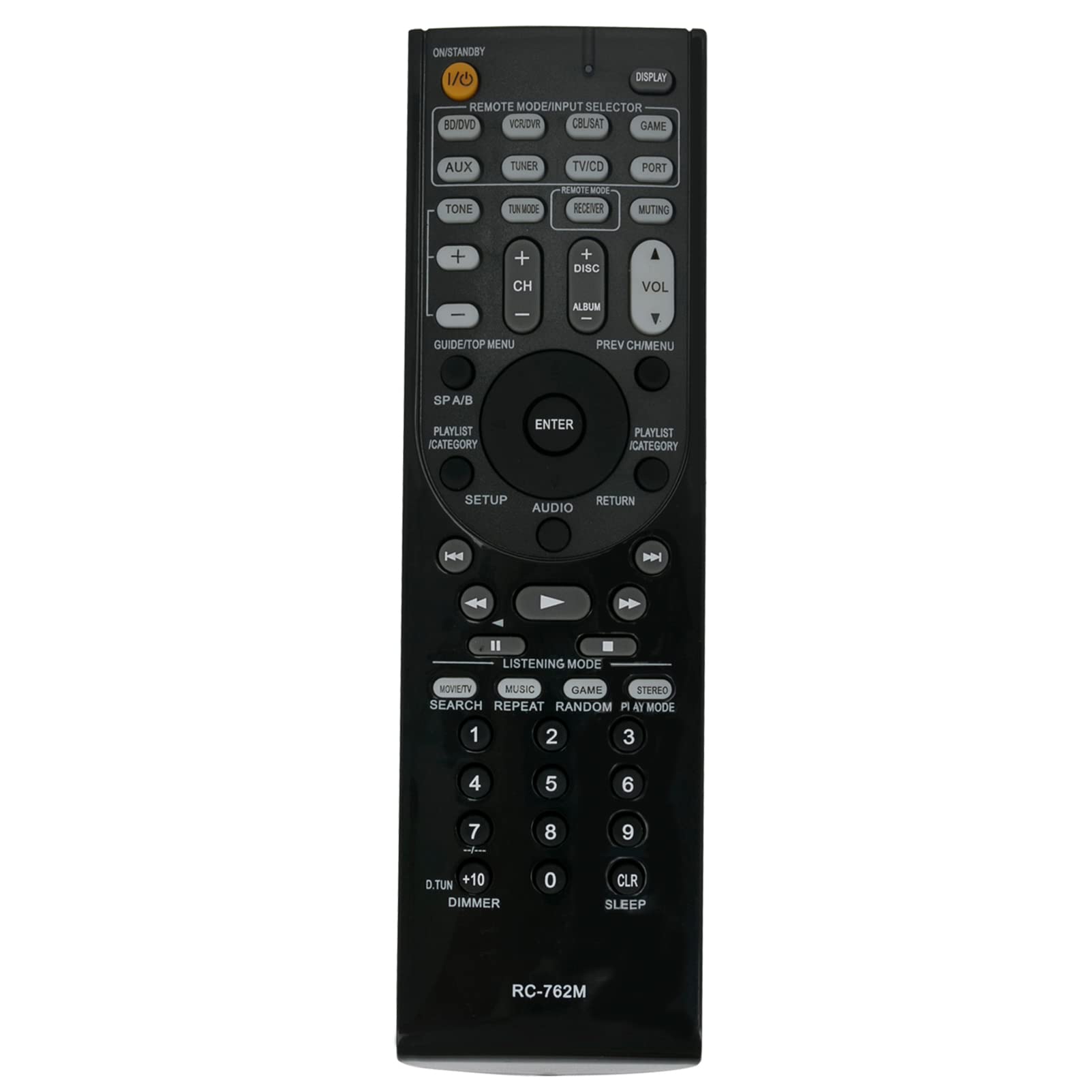VINABTY RC-762M Replacement Remote Compatible with ONKYO AV Receiver AVX-280 AVX-290 HT-R280 HT-R290 HT-R380 HT-R390 HT-R538 HT-RC230 HT-S3300