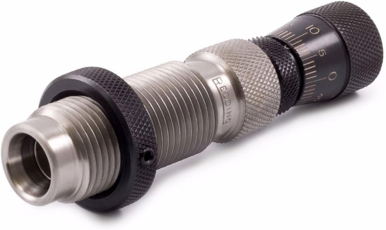 Competition Durable .001" Adjustable Micrometer Bullet Seating Die Compatible with 338 Lapua Mag Cartridge