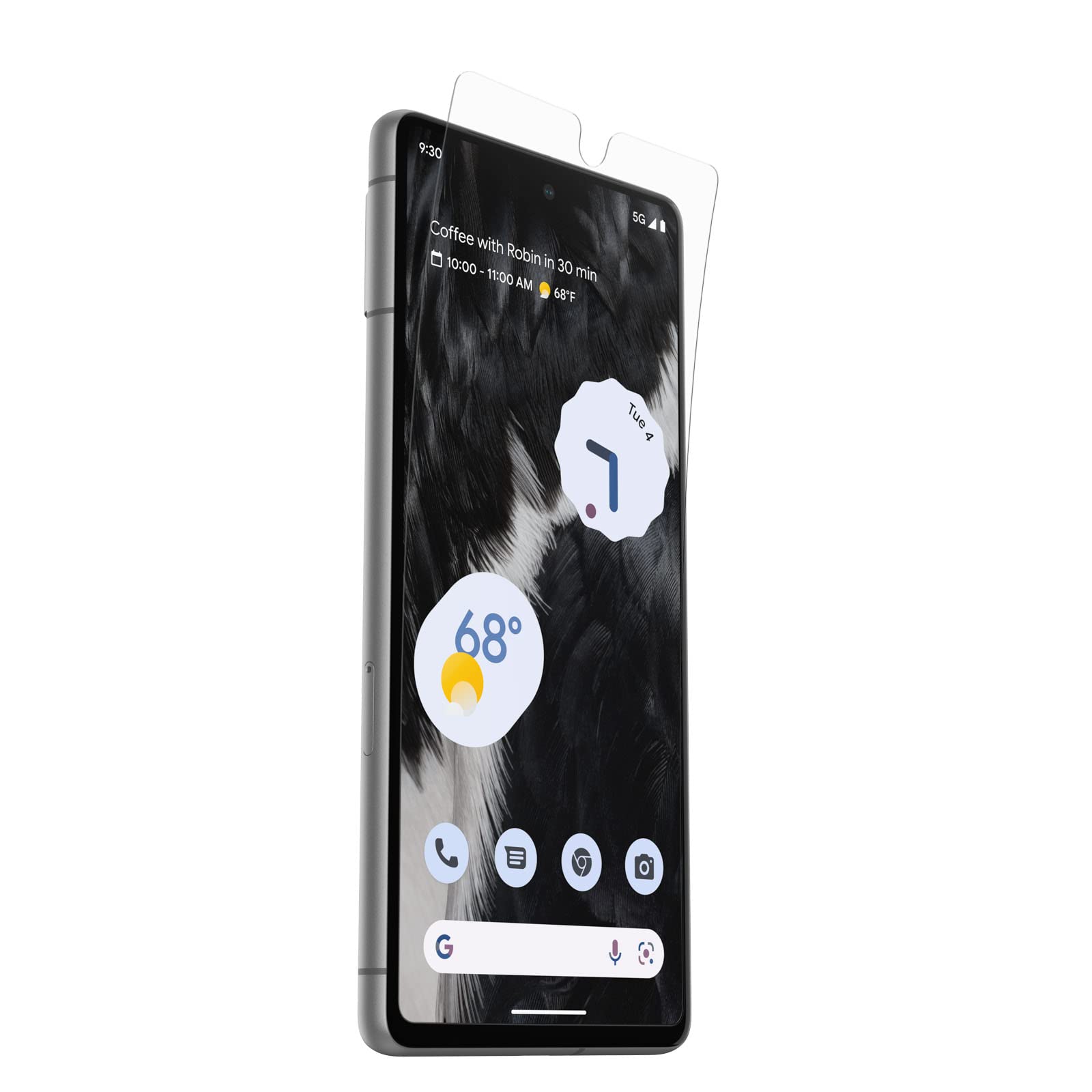 Pellicola protettiva OtterBox Alpha flex per Google Pixel 7, Protezione ultra resistente contro rotture e graffi con trattamento antimicrobico