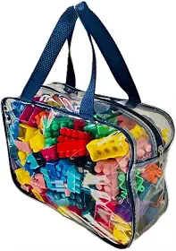 300 Blocos Para Montar Acompanha Bolsa