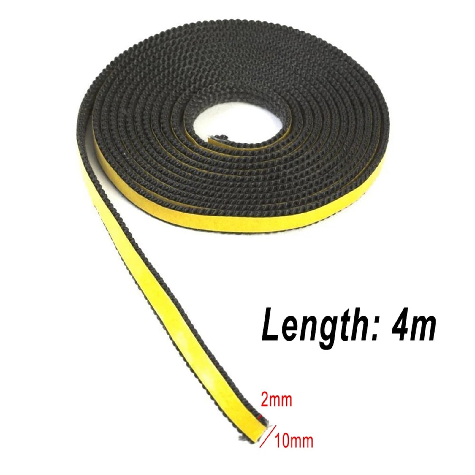 Guarnizione Stufa a Legna Corda sigillante for caminetto 4M autoadesiva | Cavo for guarnizione porta stufe for forno con nastro sigillante in fibra di vetro 10X2mm